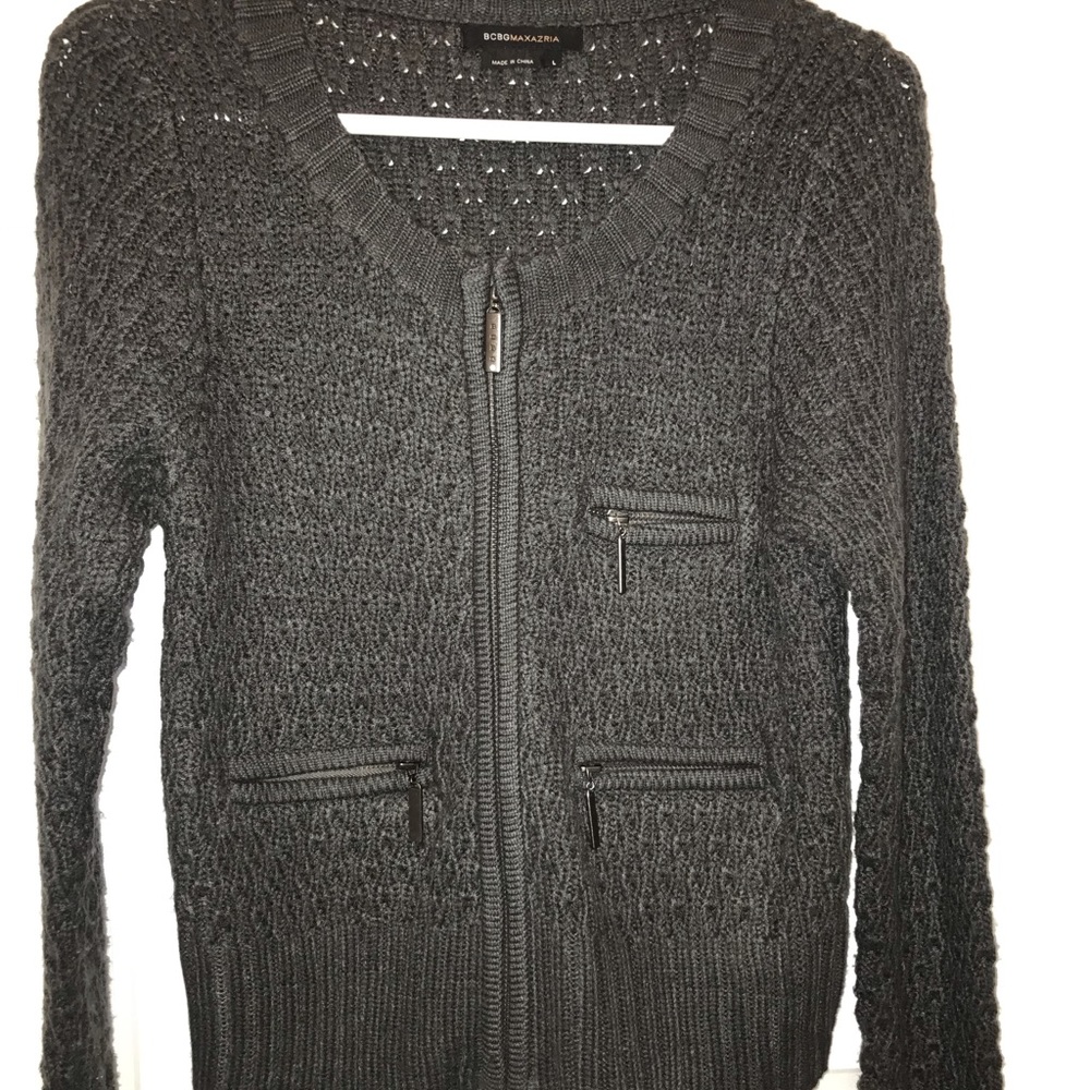BCBG Maxazria zipper jacket in perfect condition.
